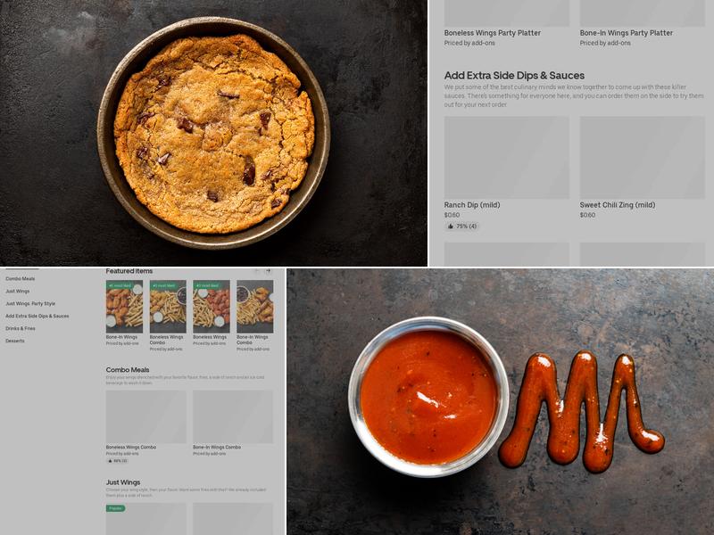 It's Just Wings Menu