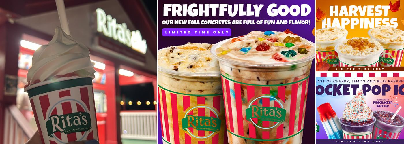 Rita's Italian Ice & Frozen Custard Menu