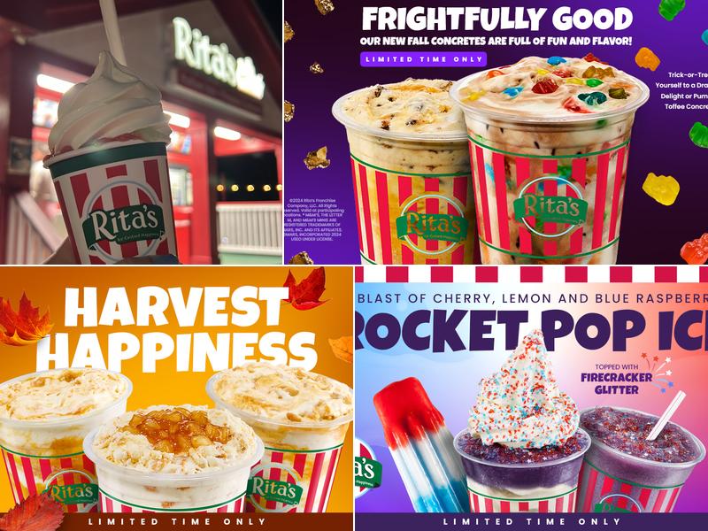 Rita's Italian Ice & Frozen Custard Menu