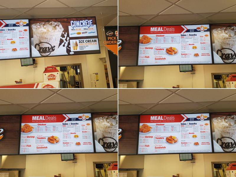 The Crave Menu