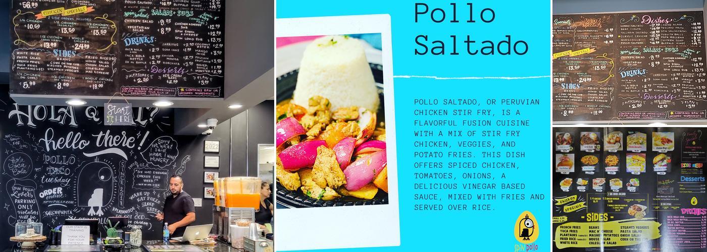 Spin Pollo Kingstowne Menu