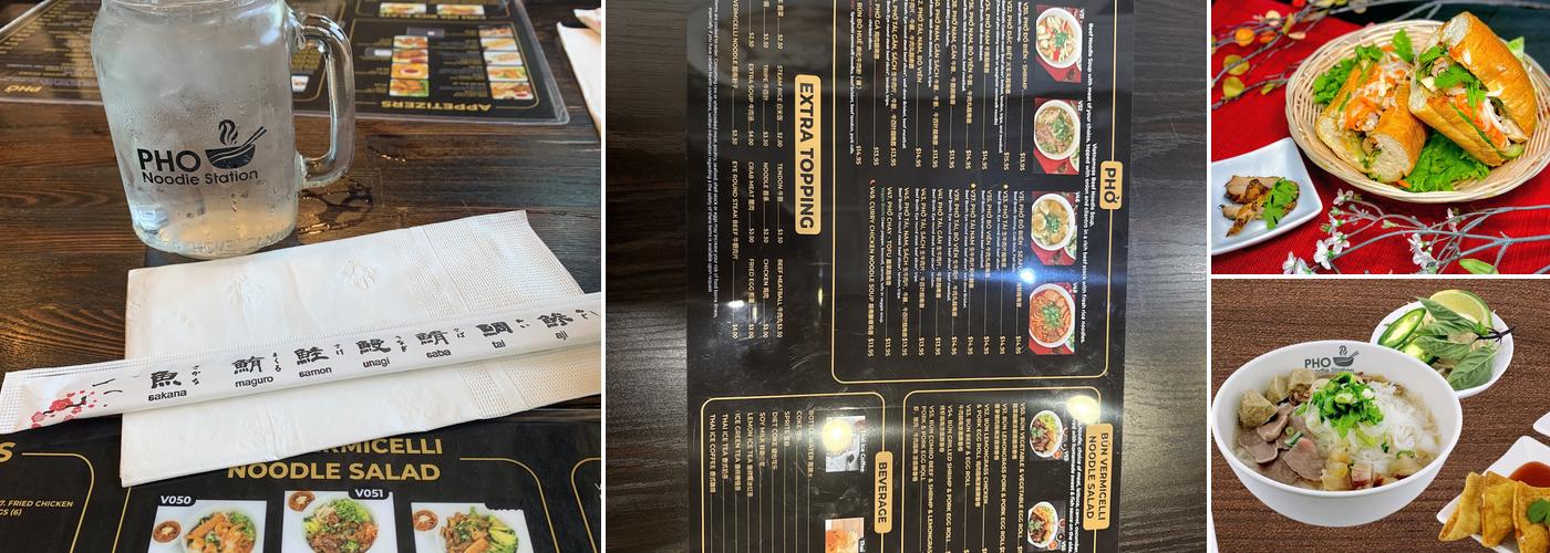 Pho Noodle Station Menu