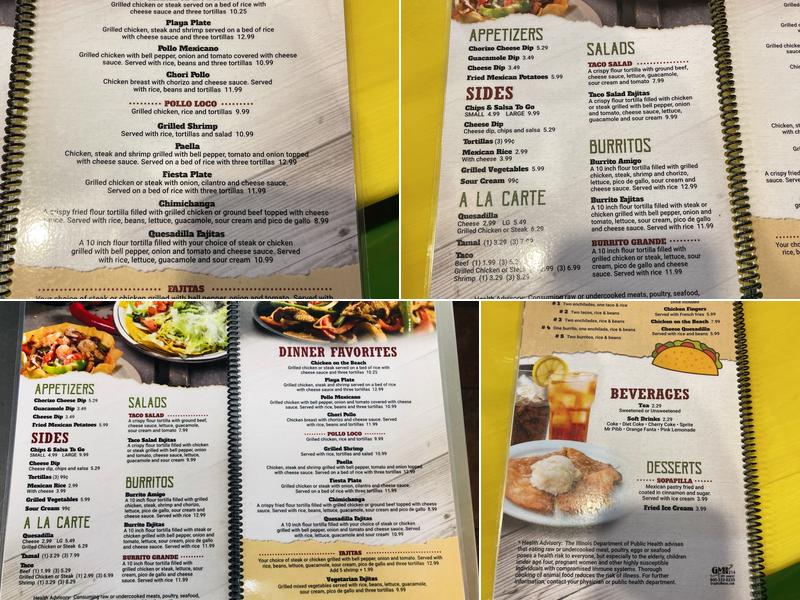 Taco Rey Menu