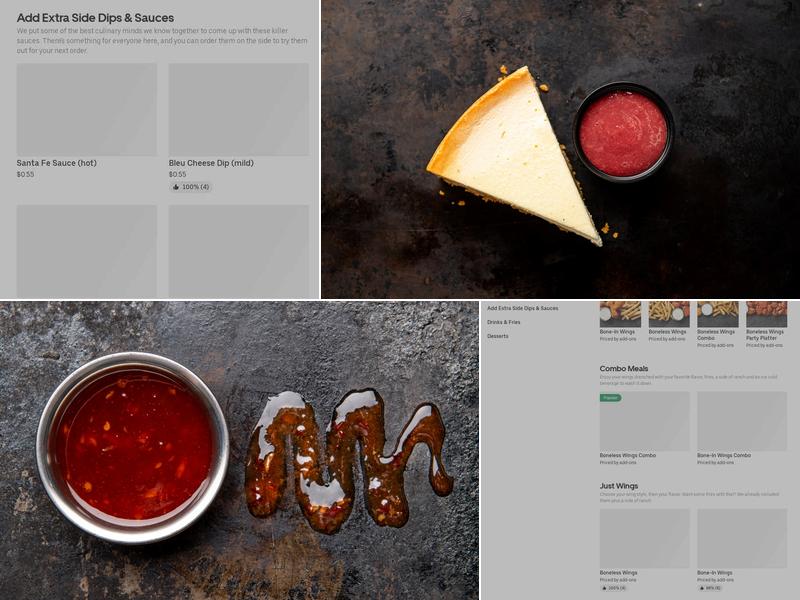 It's Just Wings Menu