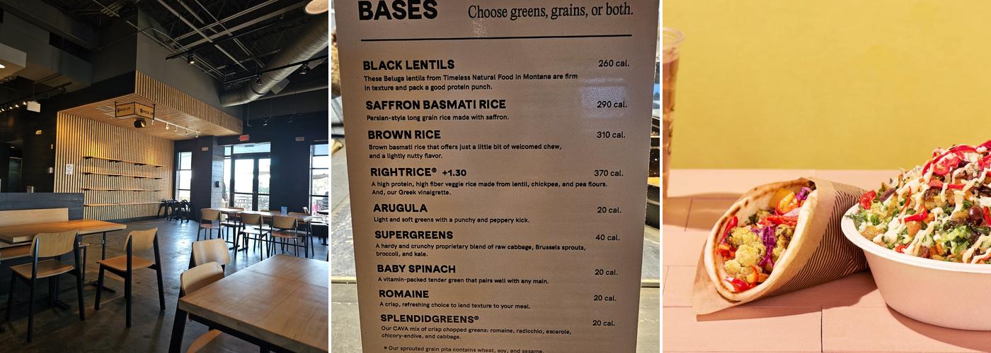 CAVA Menu