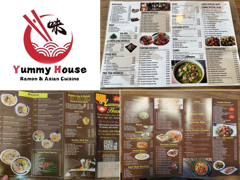 Yummy House Menu