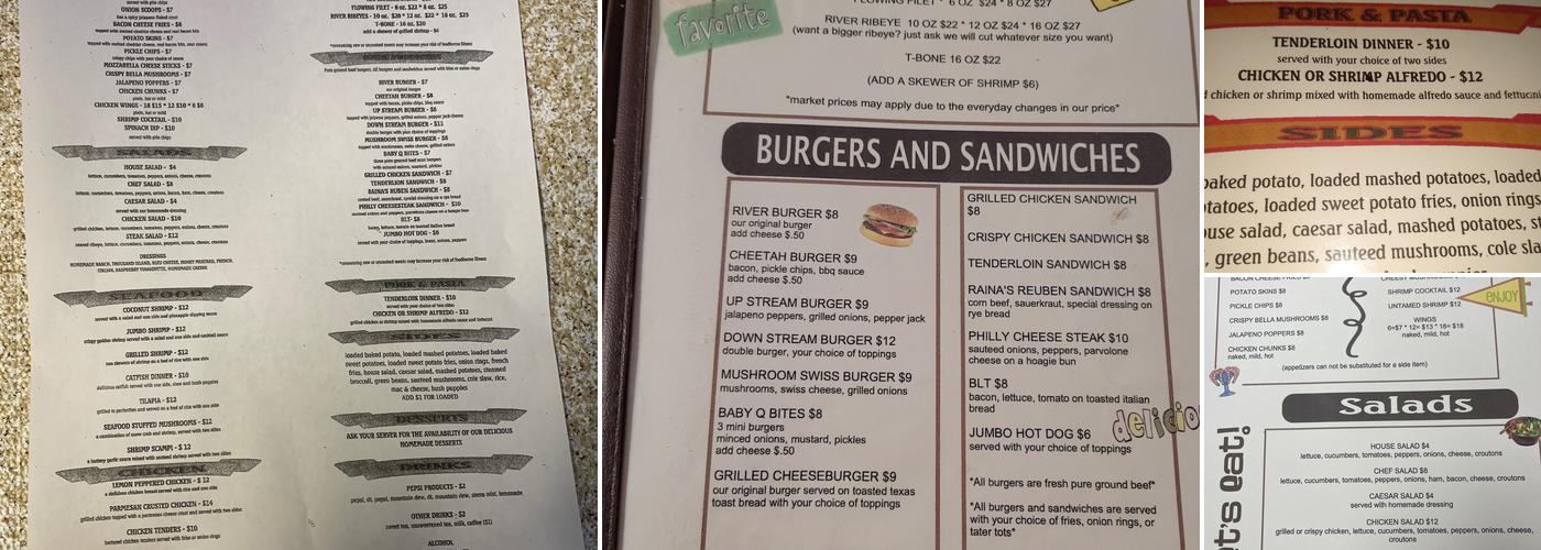 River Grill Menu