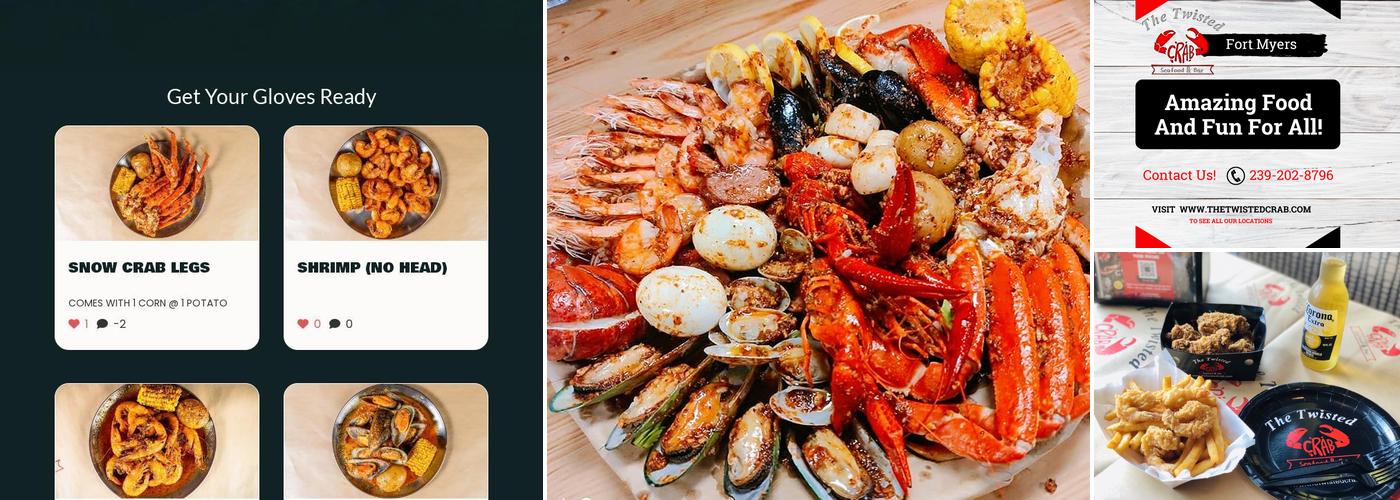 The Twisted Crab - Fort Myers Menu