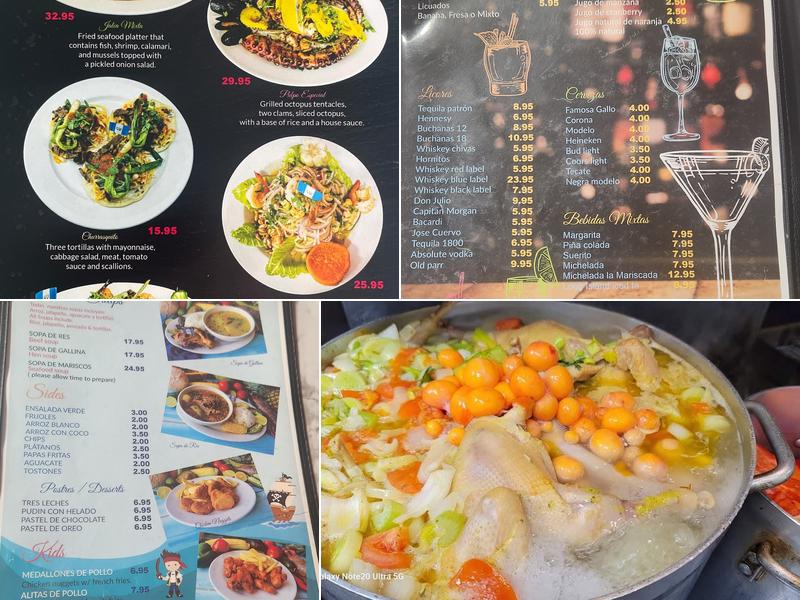 La Mariscada Restaurant & Bar Menu