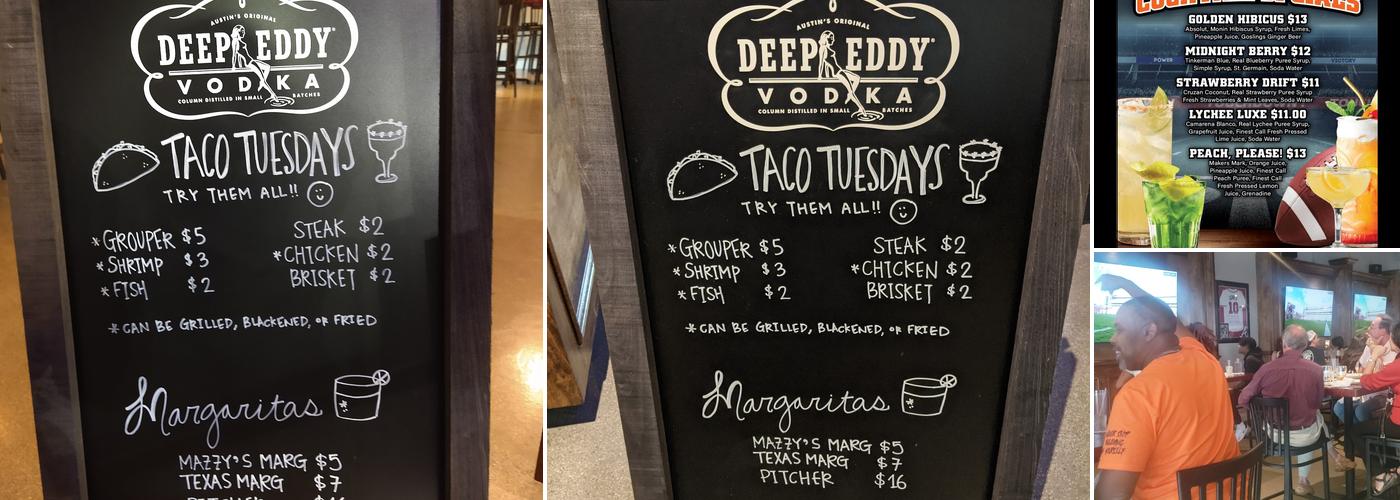 Mazzy's Sports Tavern (Duluth) Menu