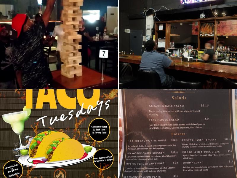 Fire Restaurant and Lounge Menu