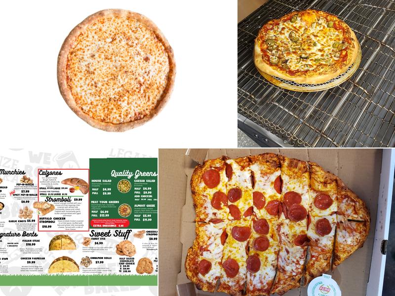 Stoner's Pizza Joint Menu