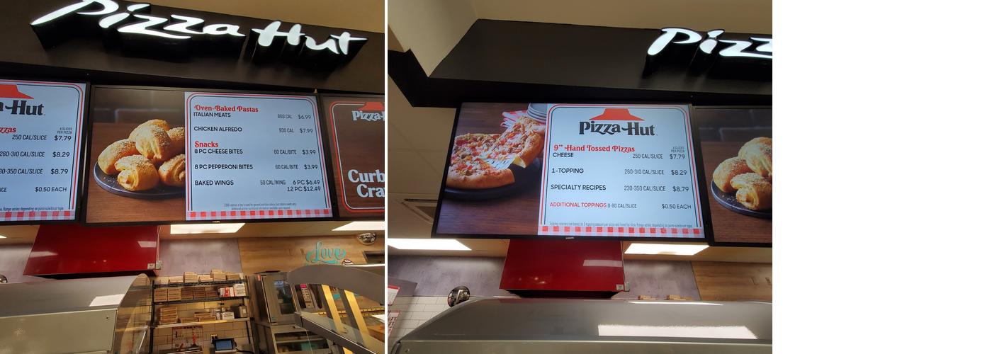 Pizza Hut Express Menu