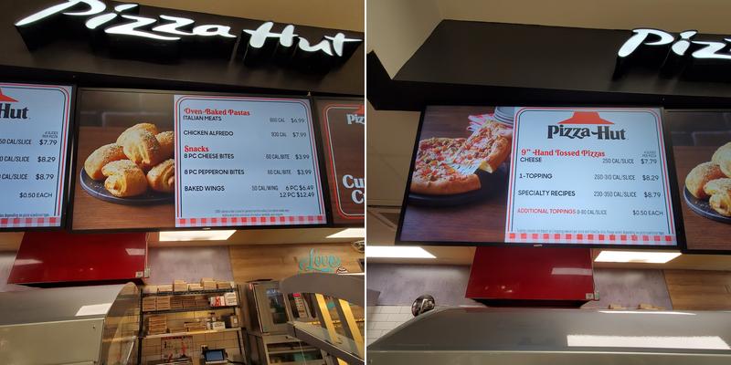 Pizza Hut Express Menu