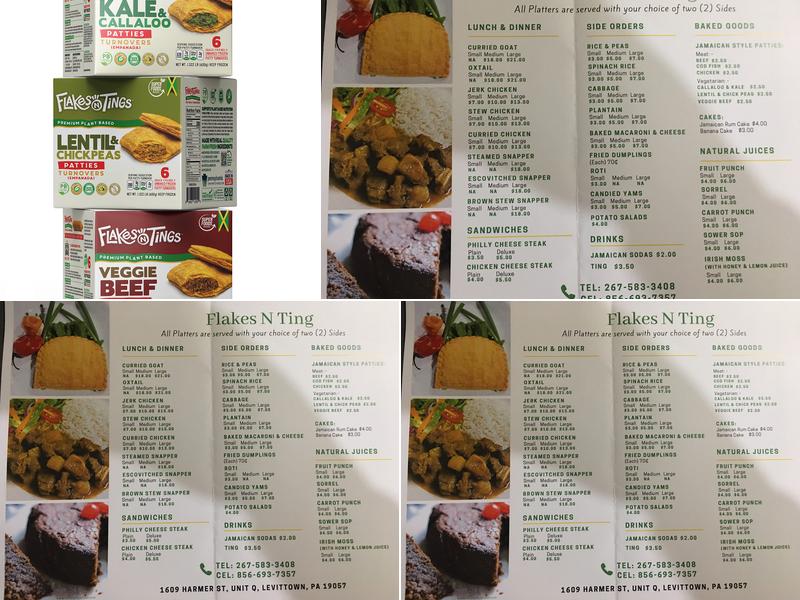 Flakes N Ting LLC Menu