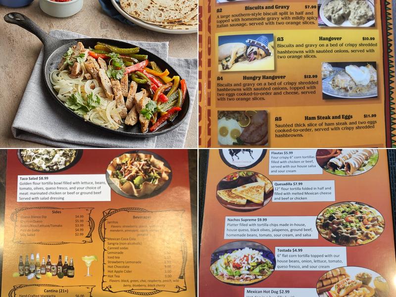 El Zarco Mexican Cuisine and Cantina Menu