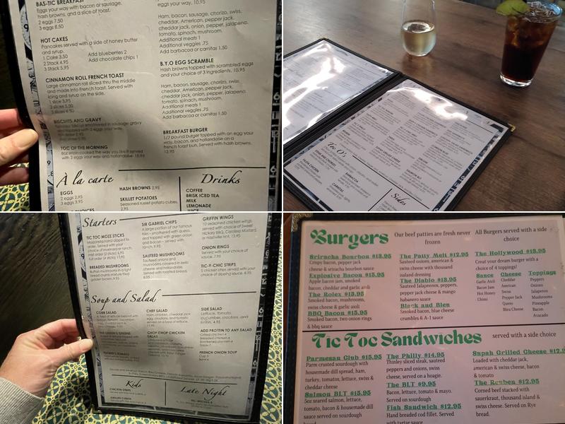 Tic Toc Menu