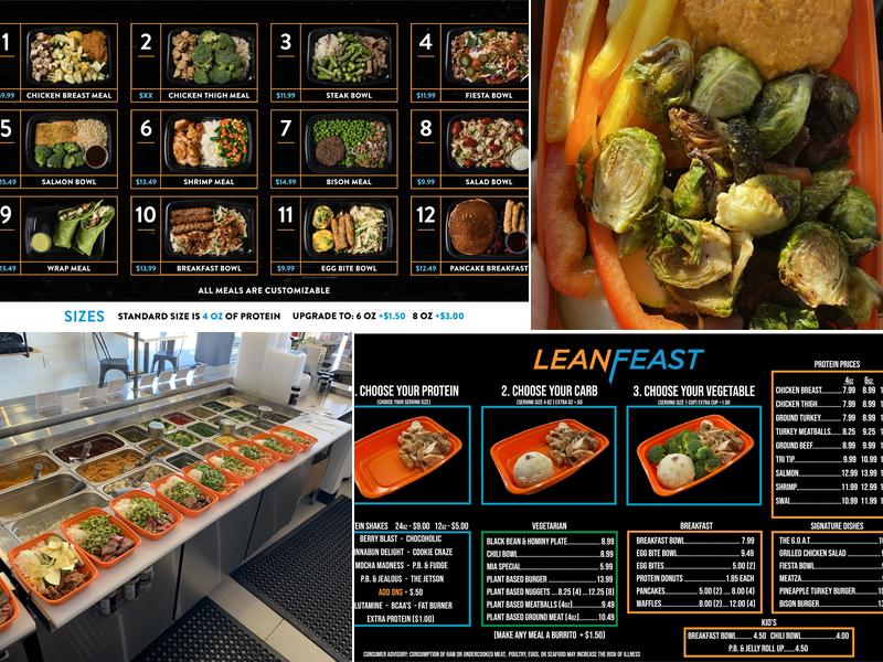 LeanFeast Menu