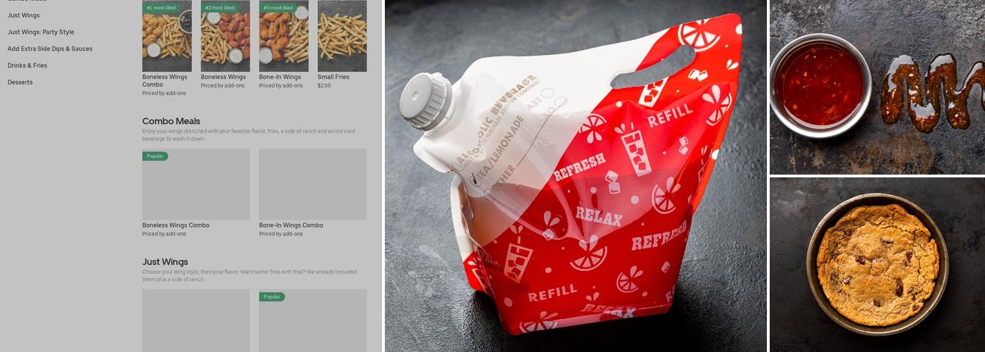 It's Just Wings Menu