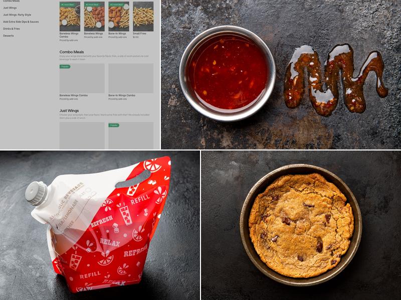 It's Just Wings Menu