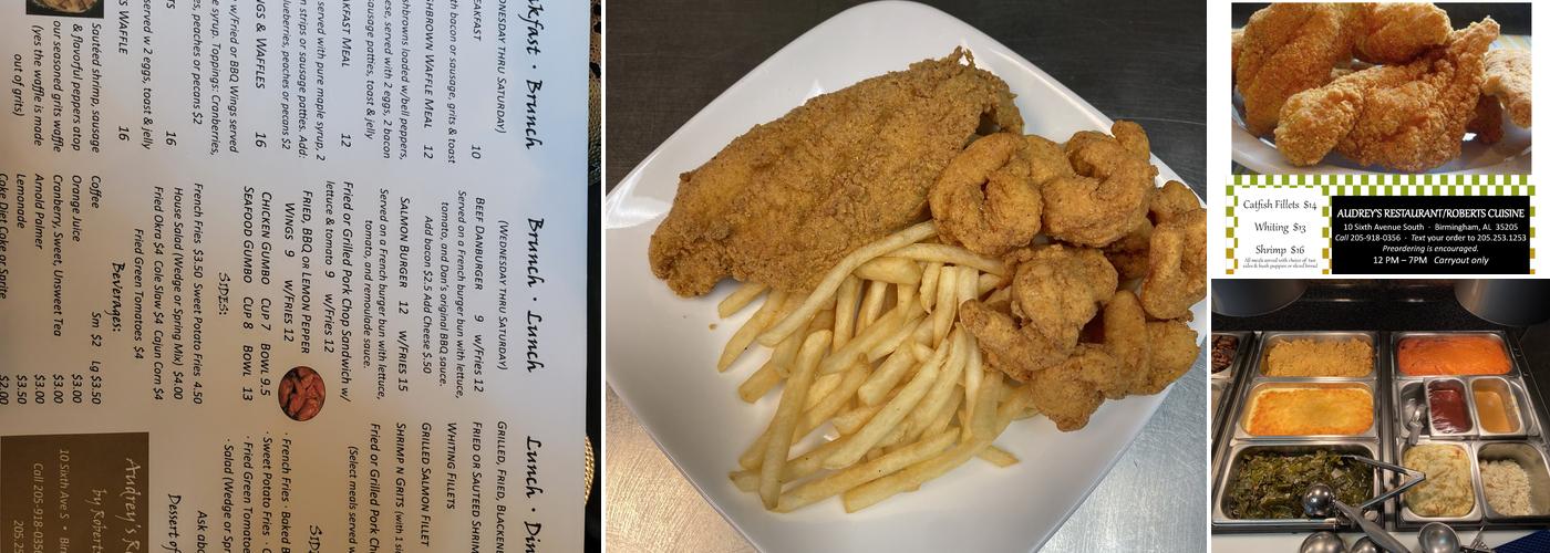 Audrey's Restaurant & Catering Menu