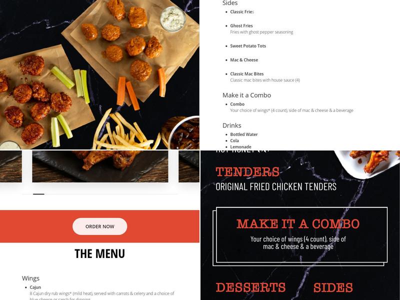 Firebelly Wings Menu