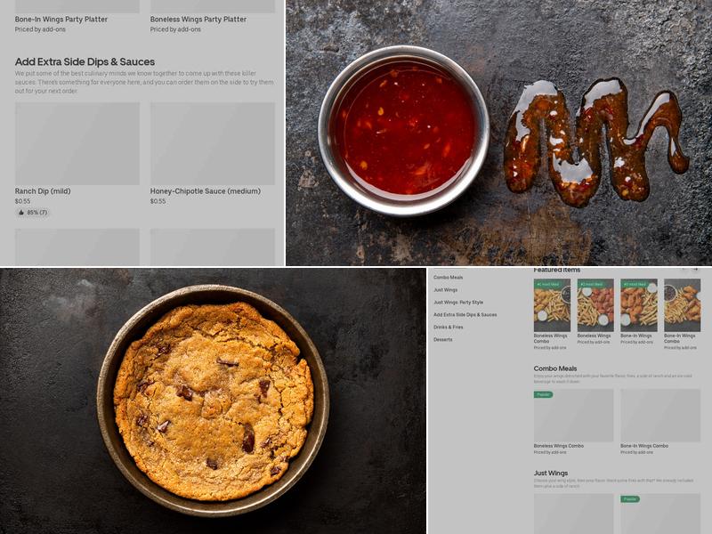 It's Just Wings Menu