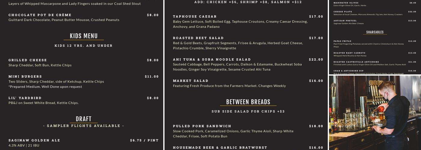 Mare Island Brewing Co. – First Street Taphouse Menu