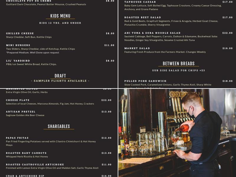 Mare Island Brewing Co. – First Street Taphouse Menu