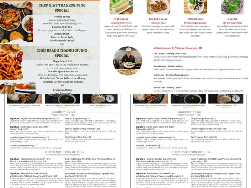 ChefCentury Menu