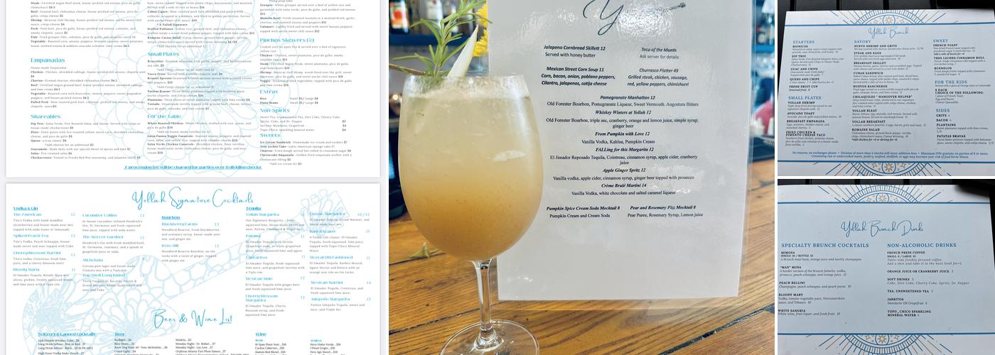 Yollah Menu