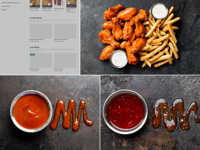 It's Just Wings Menu