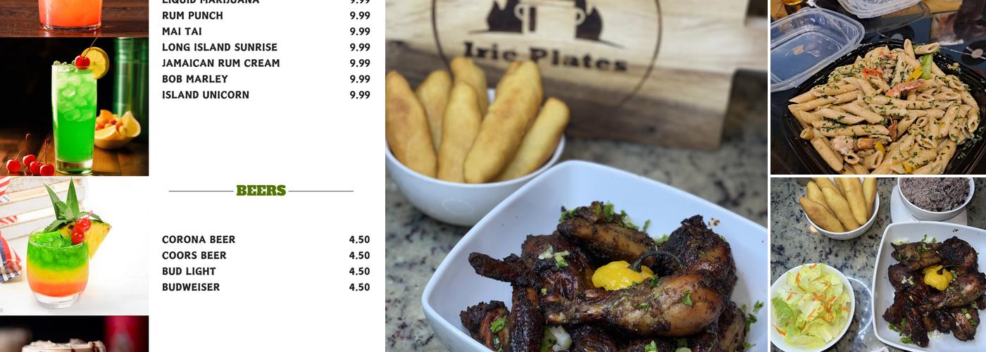 Irie Plates Restaurant & Bar Menu