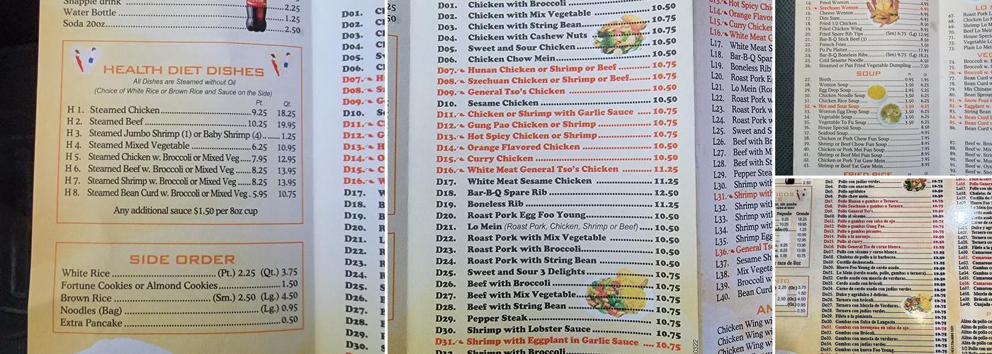 yhum yhum kitchen Menu