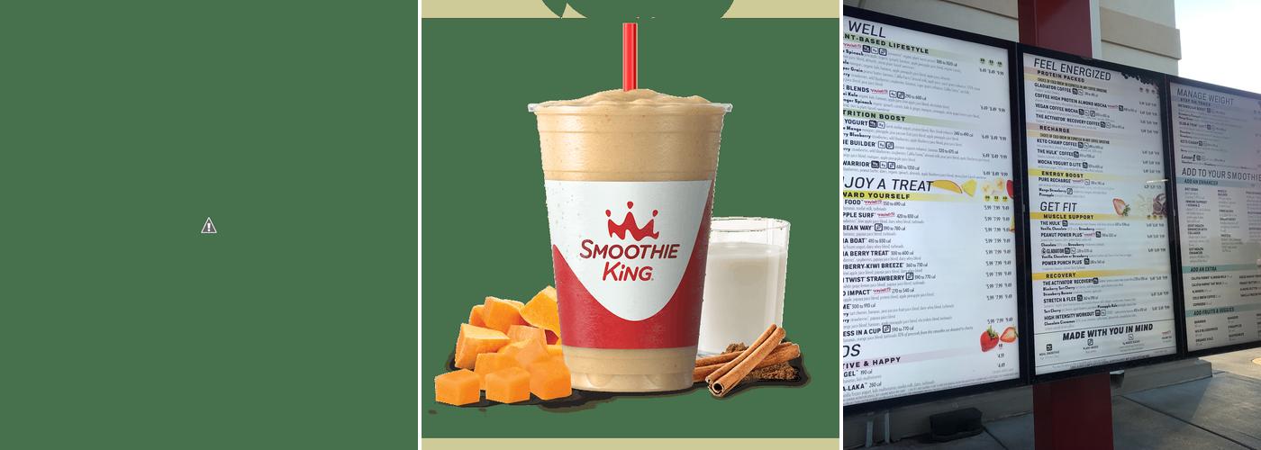 Smoothie King Menu