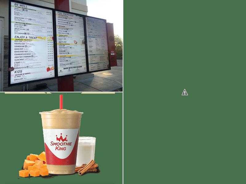 Smoothie King Menu