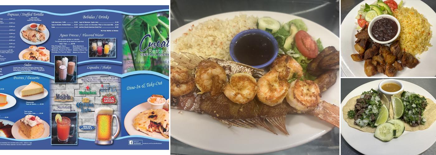 Cuscatlan Restaurant Menu