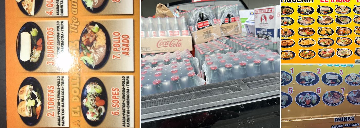 Taquerías el indio #2 Menu