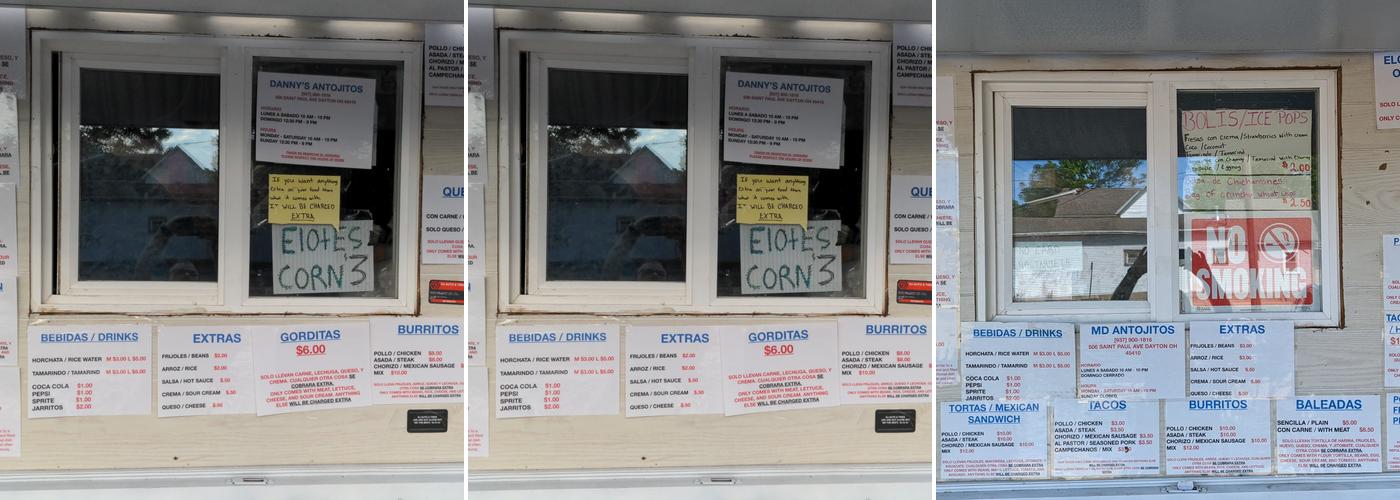 MD Antojitos Menu