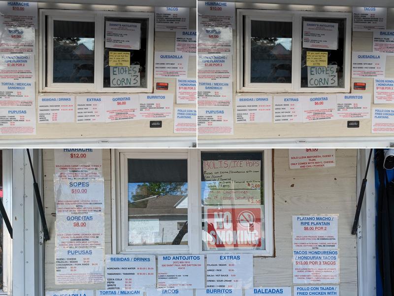 MD Antojitos Menu