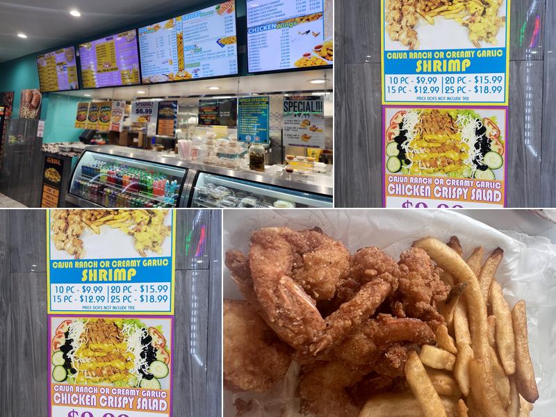 Sharks Fish and Chicken Menu