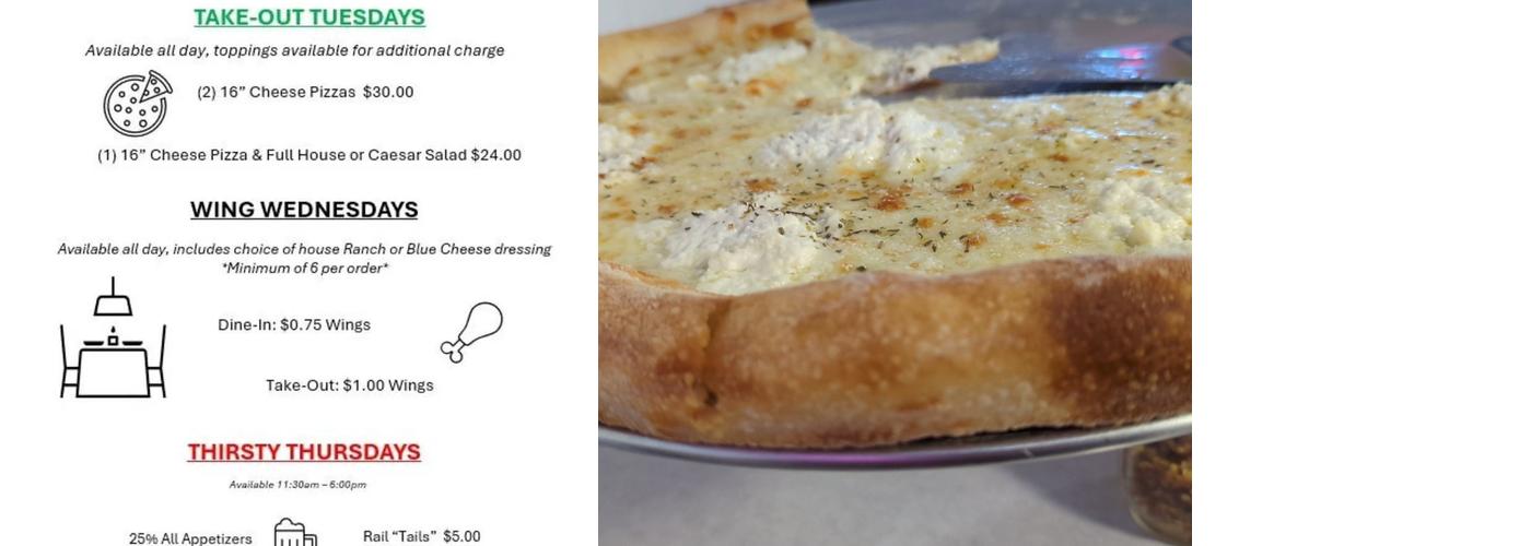 Noli's Menu
