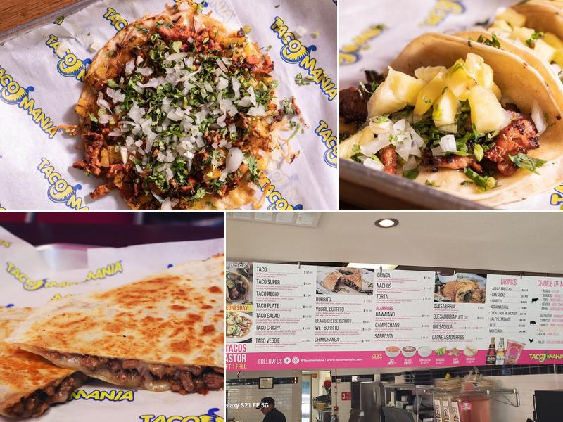 Tacomania Evergreen (Aborn Rd) Menu