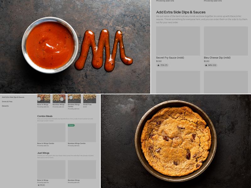 It's Just Wings Menu