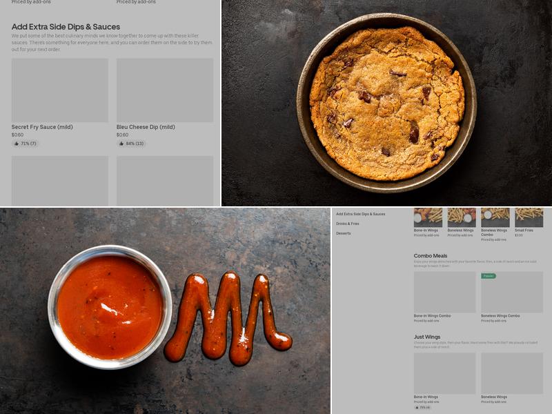 It's Just Wings Menu