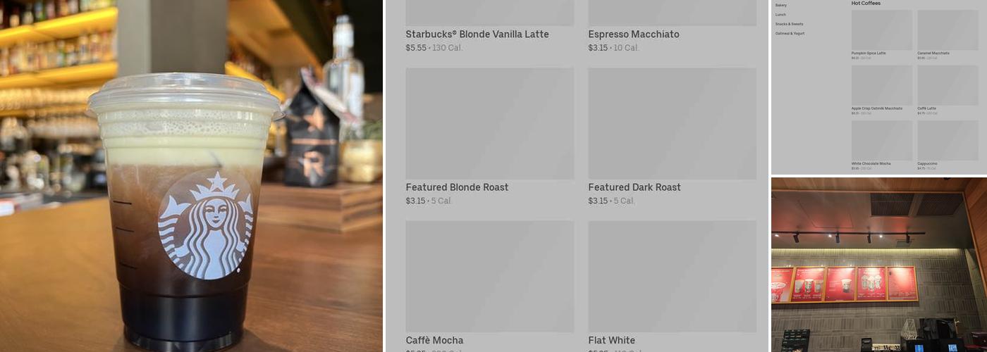 Starbucks Menu