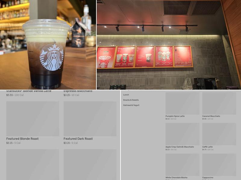 Starbucks Menu