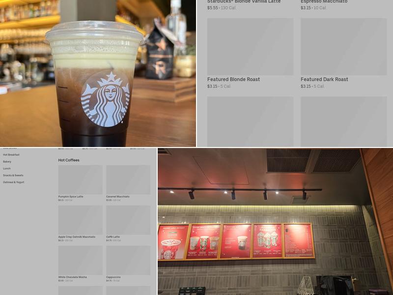 Starbucks Menu