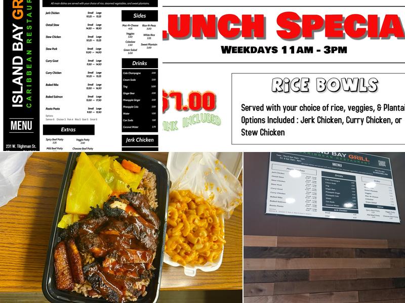 Island Bay Grill - Caribbean Restaurant Menu
