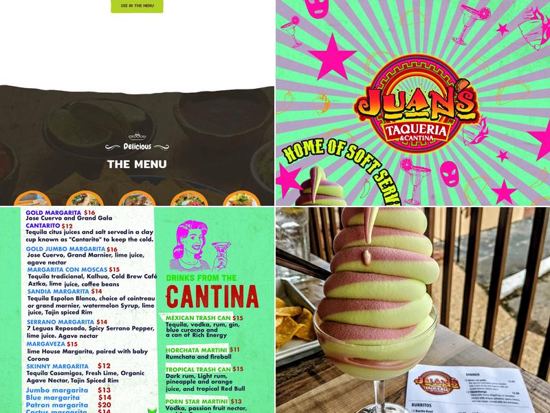 Juan's Taqueria and Cantina Menu